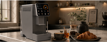 19-Bar Automatic Espresso Machine with Grinder with included accessories
