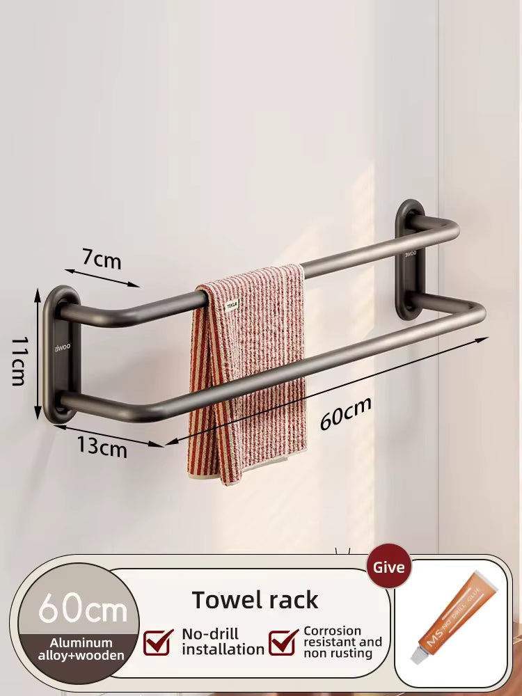 Toilet brush with enclosed holder from the bathroom set
