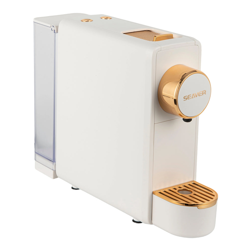 19-Bar Capsule Espresso Machine capsule compartment open
