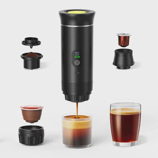  Video demonstrating the portable self-heating espresso machine
